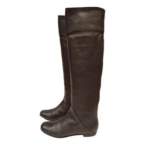 Giuseppe Zanotti Brown Leather Knee-High Boots